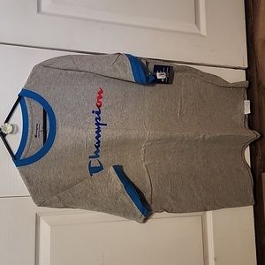 Men's Champion tshirt, XL, Grey.